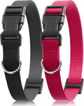 PetJoy Shock Collar Replacement Strap, Dog Replacement Collar with D-Ring, 2 Pack Adjustable Nylon Dog Collar Strap, Pet Safe & Durable for Training Collars
