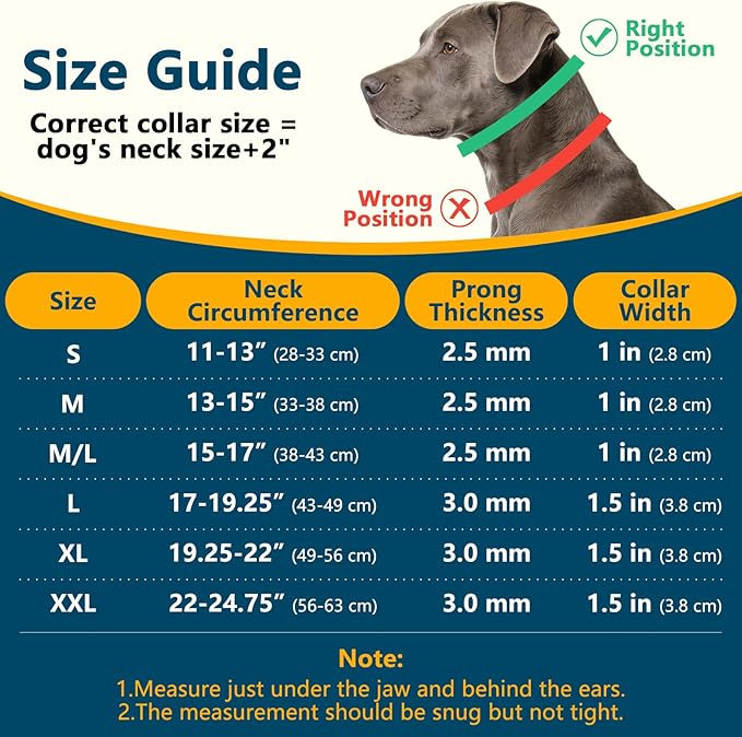 Crazy Felix No Pull Martingale Collar for Large Medium Small Dog Pitbull German Shepherd Doberman, Dog Collar Anti Pull with Buckle for Training Walking (Black, S-Neck 11-13", 1" Wide)