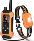Shock Collar for Dogs (5–150Lbs) 4400FT IPX7 Waterproof Dog Training Collar with Remote Control 5 Training Modes Rechargeable Electric Dog Collar with Light, E collar for Puppy Small Medium Large Dogs
