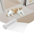 Eunice Carpet Protector for Pets, 15 in x 6.6 Ft Cat Carpet Protector for Doorway, Anti-Slip Cat Scratch Mat, Easy to Cut Plastic Stopper