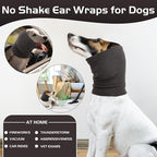 Nanaki Dog Head Cover Quiet Headband, No Shake Ear Wrap Anxiety Relief & Calming Hoodie Dogs, Hood for Doggy, Pet Ear Protector Cover Muffs for Pet Noise Protection Grooming Bathing Fireworks