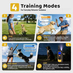 Waterproof Dog Shock Collar with Remote 3300 FT – 3 Modes Beep Vibrate Static, LED Light, 20-Level Adjustable, Rechargeable Training Collar for Small Medium Large Dogs 8-120 lbs
