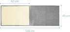 Navaris Cat Scratch Armrest Organizer - Sisal Furniture Protector Scratching Pad for Cats - Scratcher Mat Cover for Sofa Couch Armchair - Light Gray