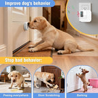 ChunHee WiFi Smart Dog Door Bell for Potty Training to Go Outside–Wireless Doggy Doorbell with Tuya Phone Notification–Waterproof Touch Button and Adjustable Volume, Multi-User Alerts(1 Dog Buttons)