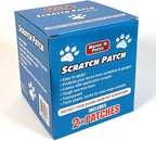 MATCH 'N PATCH Door Protector – Scratch Protectors for Pets – Transparent Shield for Pet Scratches - Self-Adhesive & Easy to Apply, Includes Application Scraper – 34.5 x 4 Inches, 2 Patches