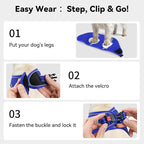 Joytale Small Dog Harness, Breathable Mesh Step-in Vest, Reflective Soft Padded Harnesses for Medium Dogs, Navy Blue, XL