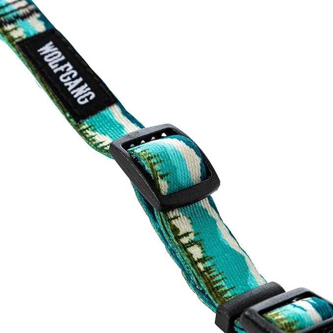 Wolfgang Heavy Duty Martingale Dog Collar with Quick Release Nylon Buckle for Walking & Training, GreatEscape Print, Extra Large