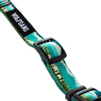 Wolfgang Heavy Duty Martingale Dog Collar with Quick Release Nylon Buckle for Walking & Training, GreatEscape Print, Large