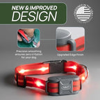Dog Shock Collar (New Version) with 360° LED Lights – 4200FT Dog Training Collar with Remote, IPX8 Waterproof, Beep/Vibration/Safety Shock Modes, Rechargeable E-Collar for Dogs