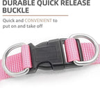 PUPTECK Soft Mesh Dog Harness and Leash Set Step-in Plaid Puppy Padded No Pull Vest Harness for XS Small Medium Sized Dogs Cats Outdoor Walking, Pink M