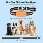 Shock Collar for Dogs (5–150Lbs) 4400FT IPX7 Waterproof Dog Training Collar with Remote Control 5 Training Modes Rechargeable Electric Dog Collar with Light, E collar for Puppy Small Medium Large Dogs