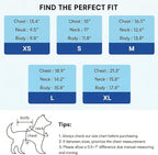 Small Dog Sweater, Soft Knit Dog Clothes for Spring Transition, Lightweight Puppy Outfit for Chihuahua, Yorkie, Cat, Cute Doggy Apparel for Spring Morning Walks (Dark Blue, S)