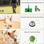 20Pcs Puppy Chew Toys for Teething, Dog Chew Toys with Rope Toys, Pet Dog Toothbrush, Treat Balls, Plush Toys and Squeaky Toy for Small Medium Dogs with Basket (20 Pack Elephant)