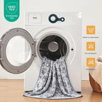 Luciphia 1 Pack 3 Blankets Fluffy Premium Fleece Pet Blanket Flannel Paw Printed Throw for Dog Cat Grey Paw Small(23"x16",Pack of 3)