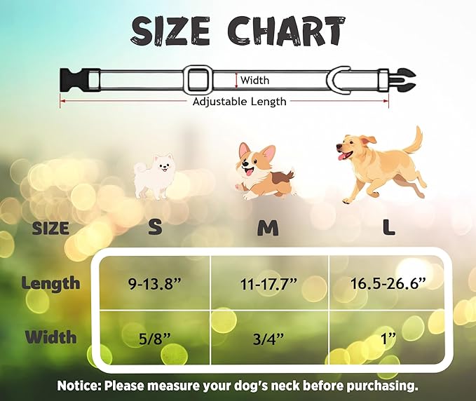 Tunkoo Dog Collar with Bow Tie Elegant Plaid Soft Comfy Cotton Adjustable Collar Premium Metal Buckle,Small Medium Large Puppy Cat Outdoor Training Walking Running（Pink Grid，M）