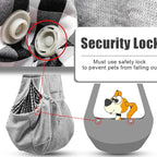 Tomkas Small Dog Sling Carrier - Classic Pocket & Classic Strap- for 3-12 lbs Pets (Gray, M - Classic Pocket & Classic Strap)