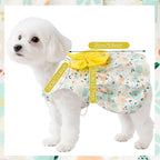 choyaxo Floral Dog Dress Cute Dog Skirt Pet Dress Summer Pet Clothes for Puppy Small Cats
