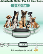 Shock Collar for 2 Dogs, 3300Ft 4 in 1 Dog Training Collar with Beep, Vibration, Shock & Double Shock Modes, IPX7 Waterproof 2 Training Collar with Remote for All Medium Large Dogs (7-120lbs)