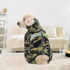 Dog Coats for Small Dogs, Polar Fleece Dog Pajamas Bodysuit for Small Medium Dogs, Dog Winter Jacket Dog Sweater Dog Vest for Small Dog, Dog Four-Legged Warm Clothes