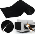 Cat Scratch Mat, Adhesive Trimmable Cat Scratching Climbing Carpet Mat Replacement for DIY Cats Tree Shelf Couch Corner Wall Cats Scratcher Furniture Protector (Black, 120 x 15.8 Inches)