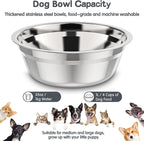 XIAZ Elevated Dog Bowls Large Breed Raised Dogs Bowl Stand Large/Medium Sized Dog Stainless Steel Food Water Bowl Stands 5 Heights Adjustable 9/11/12/14in Pet Feeder Dish Station