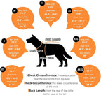 Dog Coat Dogs Jacket Waterproof Reflective Adjustable Dog-Winter Coats for Small/Medium/Large Dogs Dachshund Coat-(Orange, XXX-Large)