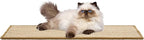 SAFAVIEH Cat Scratch Mat Pad Collection, 16" x 24", Natural Brown, Sisal Boucle Weave, Velcro & Slip Resistant Backing