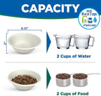 Kinn Kleanbowl Disposable Dog Food Bowls, 24 oz (Pack of 50) - Frame System Refills, Use for Travel, Boarding, or Crate, Compostable Pet Travel Bowl, No Plastic, Leakproof, Portable Dog Dish