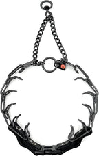 Herm Sprenger Prong Collar for Dogs Training - 2.25mm Prongs for Small Dogs with 14-19" Neck - Quick Release Buckle & Swivel Ring for Easy Use - Made of Durable Black Stainless Steel in Germany