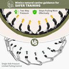 Mayerzon Martingale No Pull Collar for Medium Large Dogs German Shepherd Doberman Pitbull, Patented Anti Pull Correction Dog Collar for Walking Training, Reflective, Adjustable, Hidden(M, Army Green)