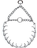 Herm Sprenger Prong Dog Training Collar Ultra-Plus Chrome Plated Steel No Pull Collar for Dogs Made in Germany, 20in x 3.0mm (Neck Size up to 16in)