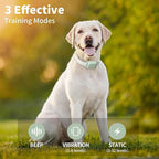 PATPET Dog Training Collar - IPX7 Waterproof Zap Collar for 8-100lbs Small Medium Large Dogs, 1800ft Rechargeable Dog Trainer, 3 Safe Modes, Green