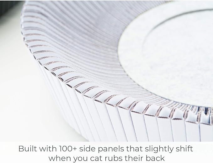 Nest Cat Scratcher Lounge Bed (Pearl White Un-Assembled)