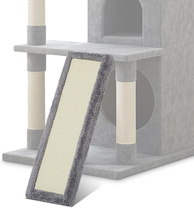 Cat Tree Replacement Parts 23.8 x 8.5 Inch Cat Tree Tower Accessories Sisal Ladder Scratching Board Kitty Scratcher Refill Board Furniture Parts for DIY Indoor Kitten Condo Activity Center