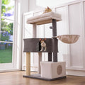 Gardner Pet 41" Cat Tree Corduroy for Medium-Large Cats, Heavy Duty Cat Trees Towers with 2.8in Posts & Washable Top Perches, Easy to Assembly