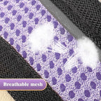 YIMEIS Dog Harness and Leash Set, No Pull Soft Mesh Pet Harness, Reflective Adjustable Puppy Vest for Small Medium Large Dogs, Cats (Taro Purple, Medium (Pack of 1)