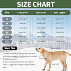 IDOMIK Dog Winter Coat for Small Dogs, Warm Dog Winter Jacket with Fleece High Collar, Zippered Cold Weather Coats for Dogs, Waterproof Doggy Snow Jacket Clothes,Green,S
