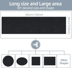 Cat Scratch Mat 120"x15.8", Cat Scratch Pad, Cat Couch Protector (Black)