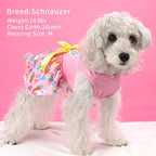 XPUDAC Happy Easter Day Dog Dress for Small Dogs Girl Bunny Eggs Tulle Holiday Puppy Clothes Pet Outfit, Cat Costume X-Small