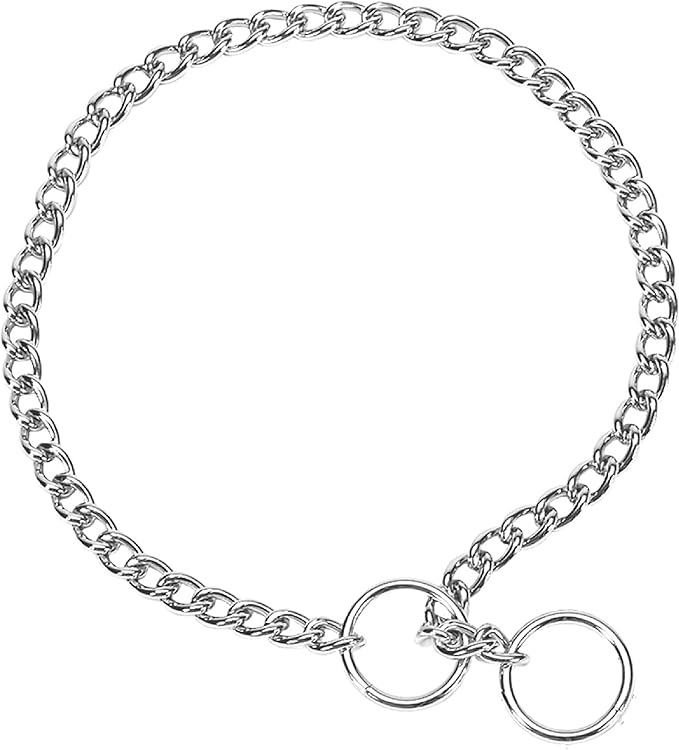 Coastal Pet Titan Chain Training Dog Collar - Durable Metal Choke Collar for Dog Training - Argon-Welded, Chrome Chain - 2 mm x 16"