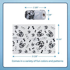 Best Pet Supplies Dog Poop Bags (240 Bags) for Waste Refuse Cleanup, Doggy Roll Replacements for Outdoor Puppy Walking and Travel, Leak Proof and Tear Resistant, Thick Plastic - White