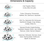 Stainless Steel Dog Bowls, Food and Water Non Slip Anti Skid Stackable Pet Puppy Dishes for Small, Medium and Large Dogs (2 Pack)