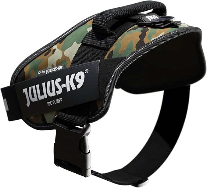 Julius-K9, 16IDC-C-1, IDC Powerharness, Dog Harness, Size: 1, Camouflage