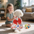 choyaxo Floral Dog Dress Cute Dog Skirt Pet Dress Summer Pet Clothes for Puppy Small Cats