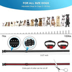 Dog Bark Collar for Large Medium Small Dogs, Rechargeable Smart Bark Collar, Anti Barking, Humane Dog Training Device with 5 Adjustable Sensitivity Beep Vibration(Red)