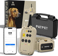 Dog Training Collar with APP Control - 2-in-1 E Collar for Dogs Training 1/2 Mile Range Bluetooth-Enabled Waterproof Dog Training Collar with Remote Control Electric Dog Collar for 15-140 Lbs Dogs