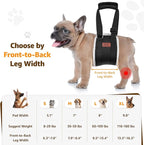 Adjustable Dog Lift Harness, Dog Sling for Large Dogs Lift Support and Rehab Harness for Weak Rear Legs, Soft Hind Leg Support Helps Senior, Injured, Disabled and After ACL Surgery Dogs(Black,Small)