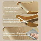 Sisal Cat Scratcher Bed for Indoor Cats Hammock for Scratching Pad Cat Chair Nartural Sisal Scratch Post for Cats Scratcher Lounge, Wooden Cat Furniture