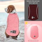 KYEESE Dog Shirts Quick Dry Reflective Lightweight Soft Pet T-Shirt Tank Top Breathable Sleeveless Vest Stretchy Dog Tee Shirts for XXL Dogs