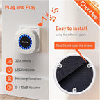 ChunHee Dog Door Bell, Smart Dog Doorbell for Potty Training to Go Outside, Dogs Bells for Doggie to Ring to Go Potty Train with Customized Ringtones Adjustable Volume, 1 Dog Button